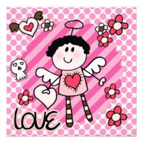 Angels and Devils Birthday Invitation invitations