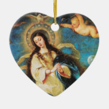 Angels and Immaculate Conception of Virgin, Heart Ornament