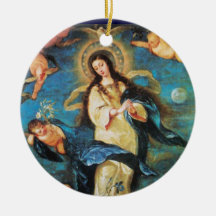 Angels and Immaculate Conception of Virgin Ornament