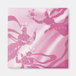 Angels And Music in Pink Hues Magnets