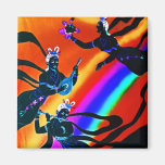 Angels And Music Rainbow Fridge Magnet