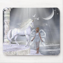 Angels Fae Unicorns Mousepad