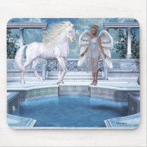 Angels Fae Unicorns Mousepad