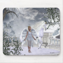 Angels Fae Unicorns Mousepad