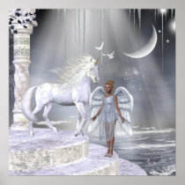 Angels Fae Unicorns Print