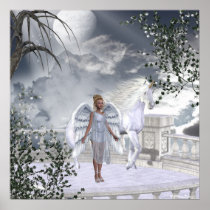 Angels Fae Unicorns Print