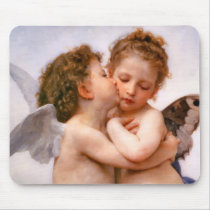 Angels First Kiss, Bouguereau Mouse Pad