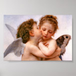 Angels First Kiss, Bouguereau posters