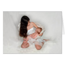 Angels greeting card