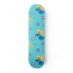 Angels in Blue – Snowflakes & Trumpets skateboards