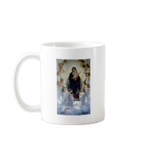 Angels madona baby christian religion clouds mugs