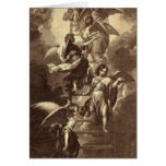 Angels On A Celestial Ladder Greeting Card