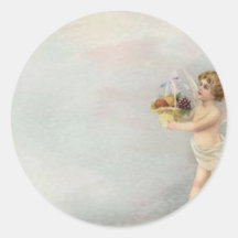 Angels Round Stickers