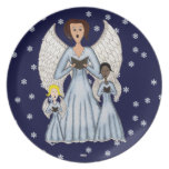 Angels Singing Carols Plate