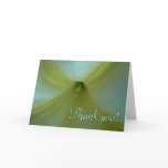 Angel's Trumpet Closeup Thank you! Blank inside Greeting Cards