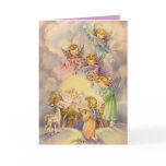 Angels Watching Over Baby Jesus cards