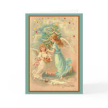 Angels with Christmas Tree Greeting Cards