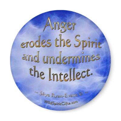 "Anger" Motivational Poetry Magnet by RavenSpiritPrints