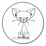 Angie the Cat Sticker (Meet the Mews)