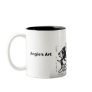 Angie's Art "hound dog" Mug