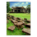 Angkor Wat Crumbled Causeway Greeting Card