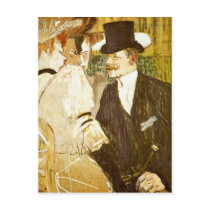 Anglais at Moulin Rouge by Toulouse-Lautrec Post Cards