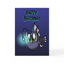 Angler Fish Birthday Card