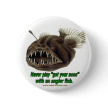 Angler Fish Pinback Buttons