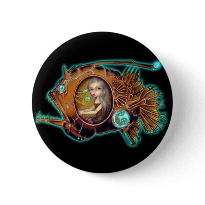 "Anglerfish Submarine" Button by strangeling