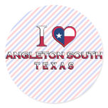 Angleton South, Texas Round Stickers