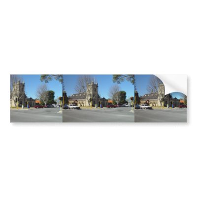 Anglican Christ Church At Claremont In Western Aus Bumper Stickers by animalpark