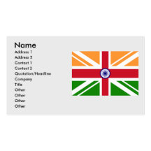 Anglo Indian Indentity, India Business Card Templates