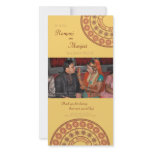 Anglo Indian Wedding Thank You Photo Card photo cards