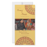 Anglo Indian Wedding Thank You Photo Card photo cards