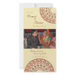Anglo Indian Wedding Thank You Photo Card photo cards
