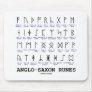 Anglo-Saxon Runes (Linguistics Cryptography) Mouse Pads