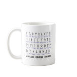 Anglo-Saxon Runes (Linguistics Cryptography) Coffee Mugs