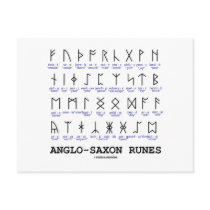 Anglo-Saxon Runes (Linguistics Cryptography)