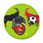 Angola 2010 face of Africa soccer cup gifts Fridge Magnet