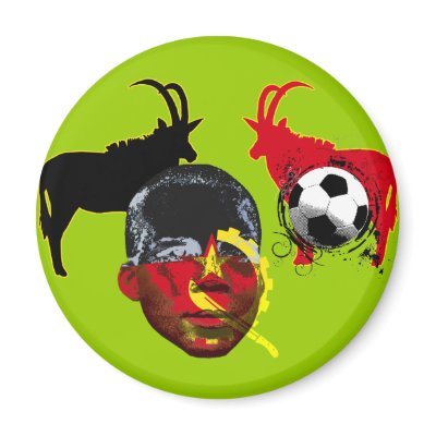Angola 2010 face of Africa soccer cup gifts Fridge Magnet by SoccerJersey