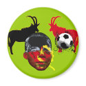 Angola 2010 face of Africa soccer cup gifts magnets