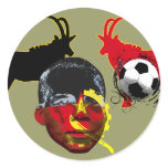 Angola 2010 face of Africa soccer cup gifts stickers