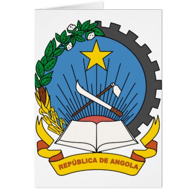 Angola, Angola Greeting Cards by bestflag