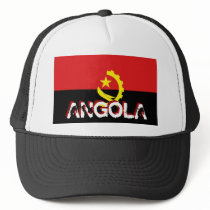 Angola angolan flag souvenir hat