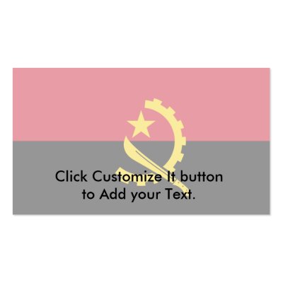 Angola Business Card Templates by FlagLibrary