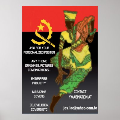 Angola Chocolate Publi Print by YMAGINATION