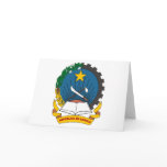 Angola Coat of Arms 1992 Greeting Card