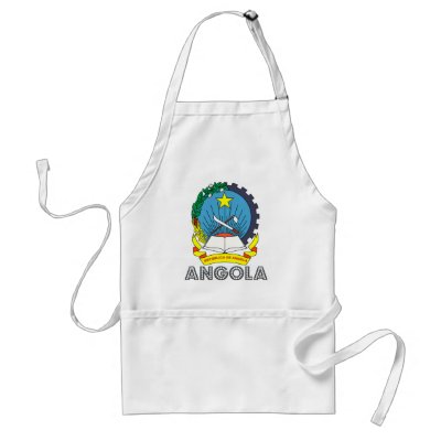 Angola Coat of Arms Aprons by representmycountry