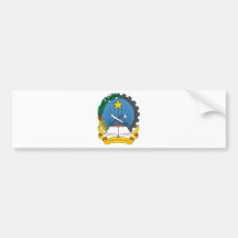 Angola Coat Of Arms Bumper Sticker