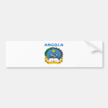 Angola Coat Of Arms Bumper Stickers
